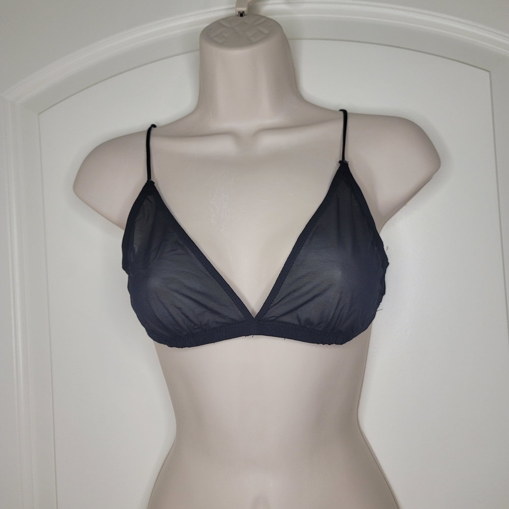 Free People Sheer Black Bralette